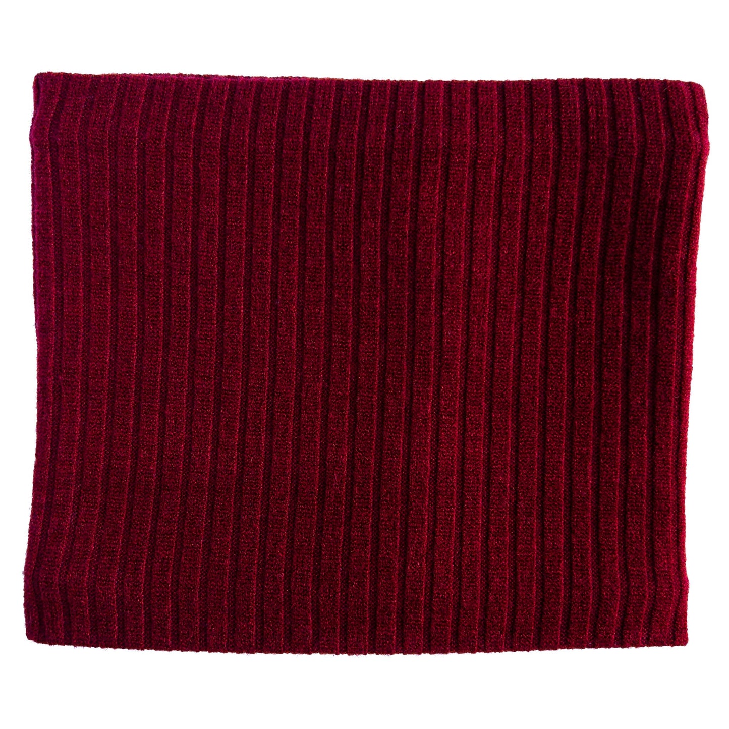 Red/White Check Lambs Wool Snood - GoodSnood
