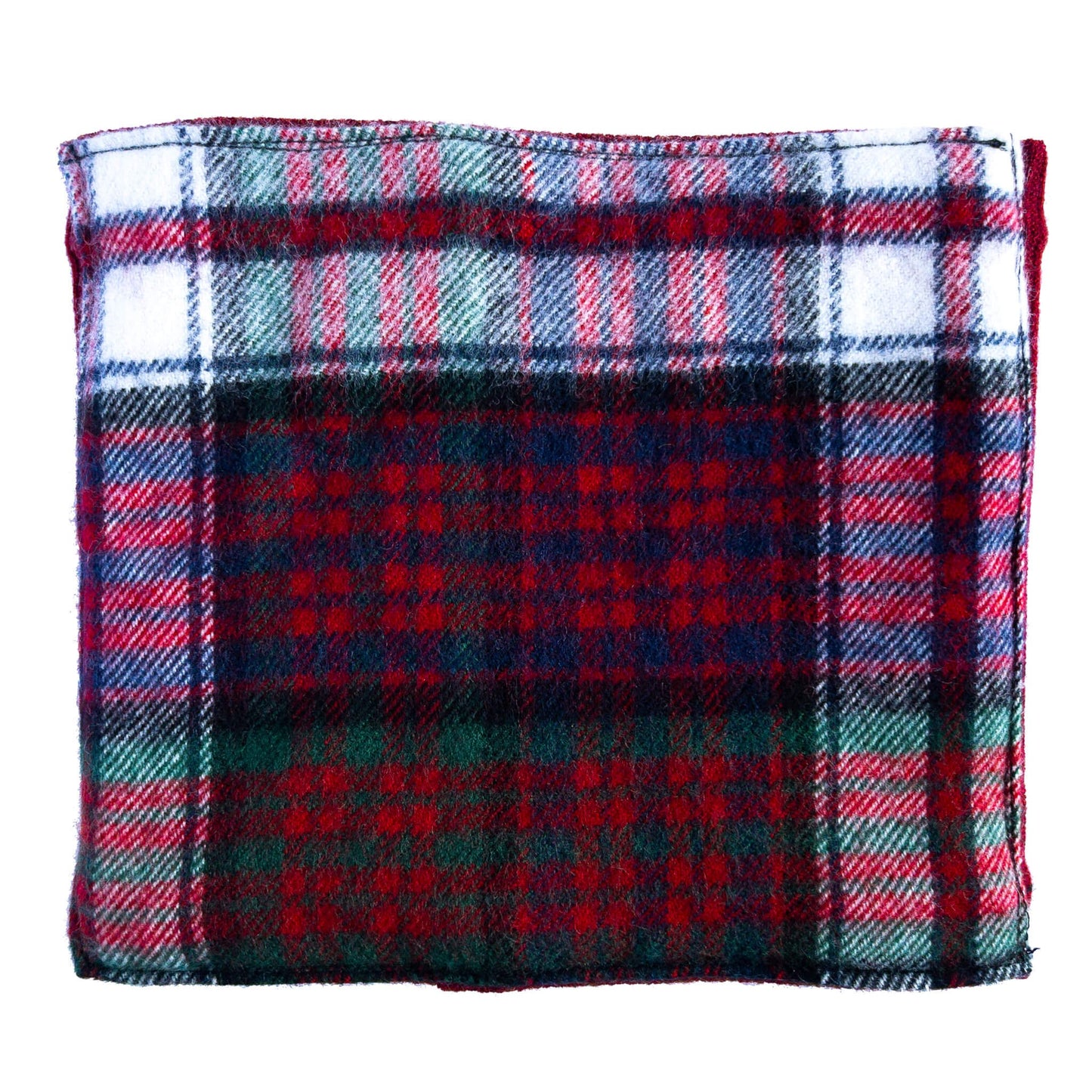 Red/White Check Lambs Wool Snood - GoodSnood