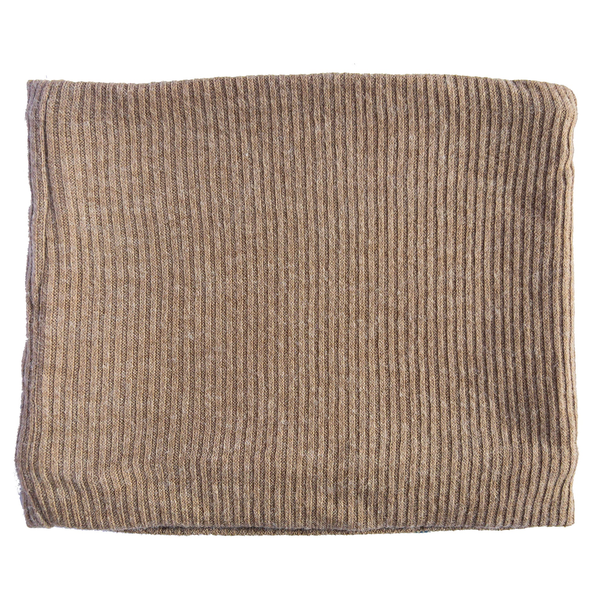 Burgandy/Beige Lambs Wool Snood - GoodSnood