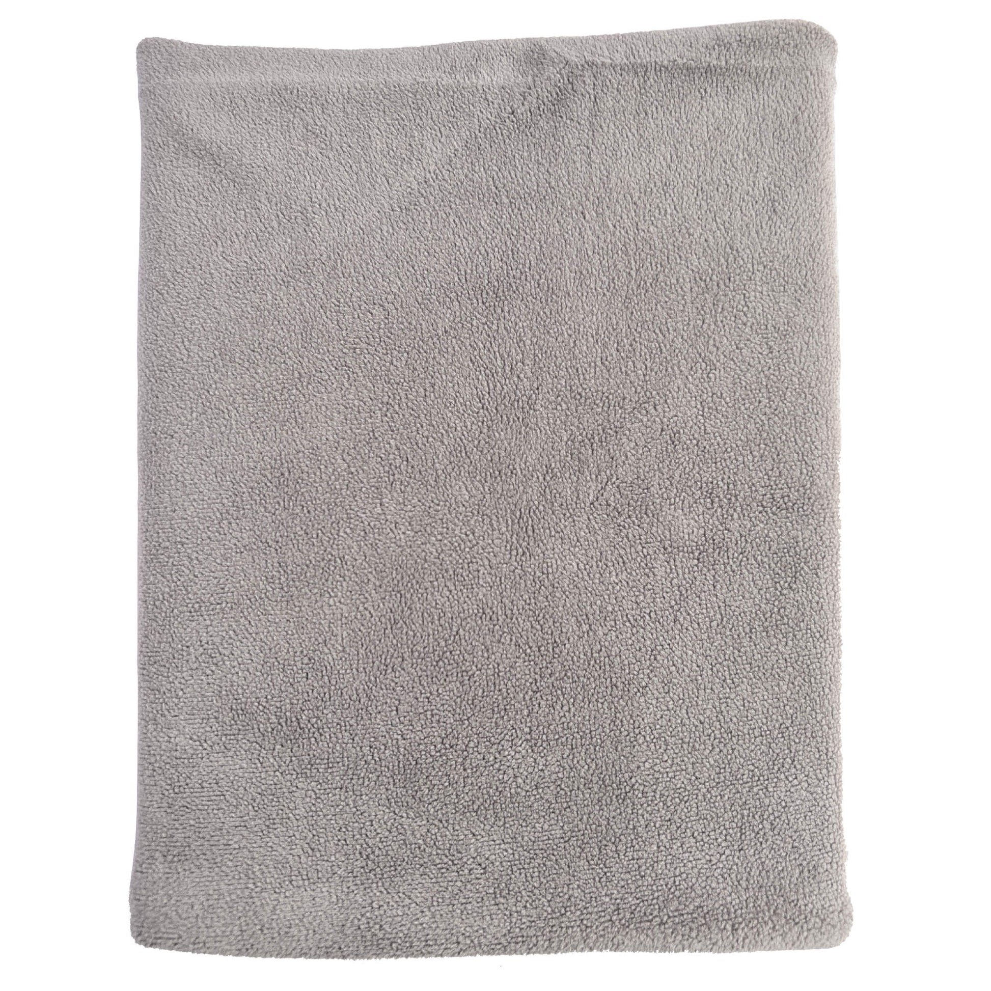 Grey Stretched Velvet Snood - GoodSnood