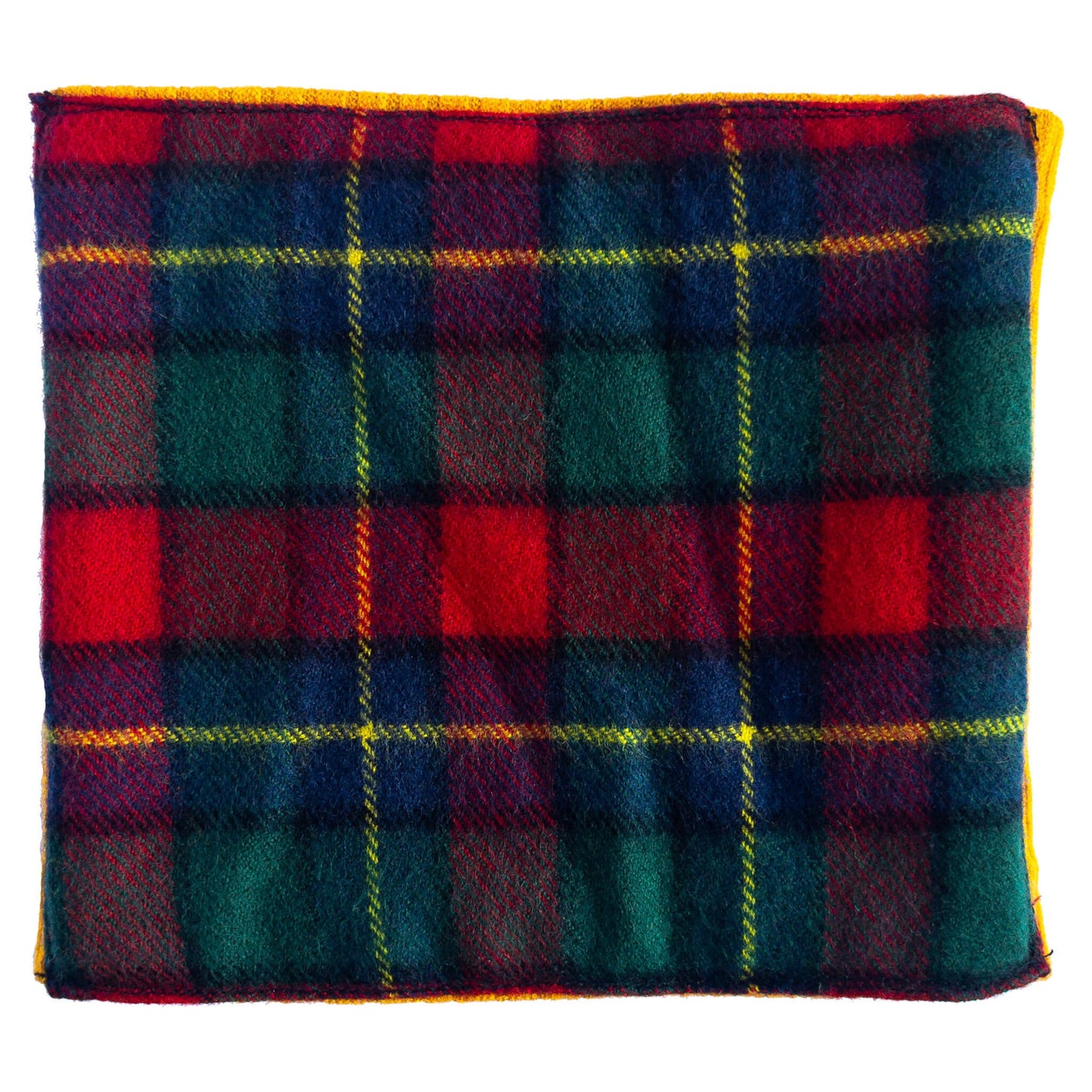 Red/Blue/Yellow Check Lambs Wool Snood - GoodSnood