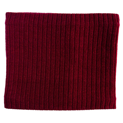 Red/White Check Lambs Wool Snood - GoodSnood